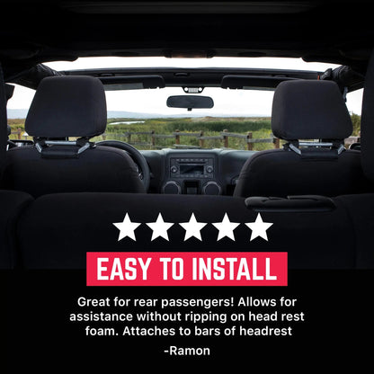GP-Grip AIR — Airbag-Safe Handle for Jeep Wrangler (2024+)
