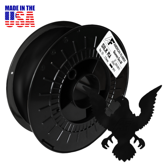 Graphite AF Silk PLA 3D Printer Filament, 1.75 mm Diameter, 1 kg Spool — photo 1 of 7