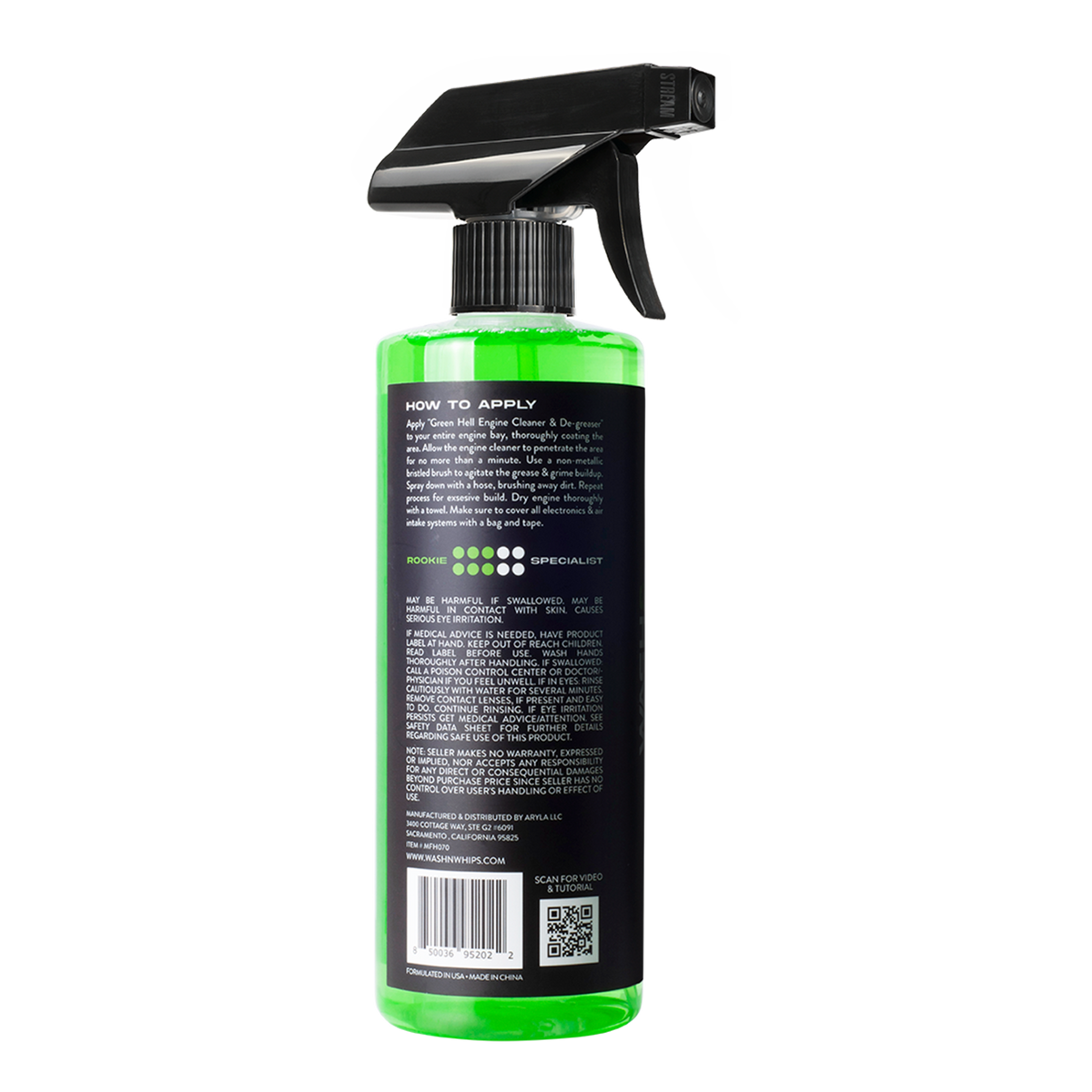 WASH&WHIPS Green Hell Engine Cleaner & Degreaser — photo 3 of 9