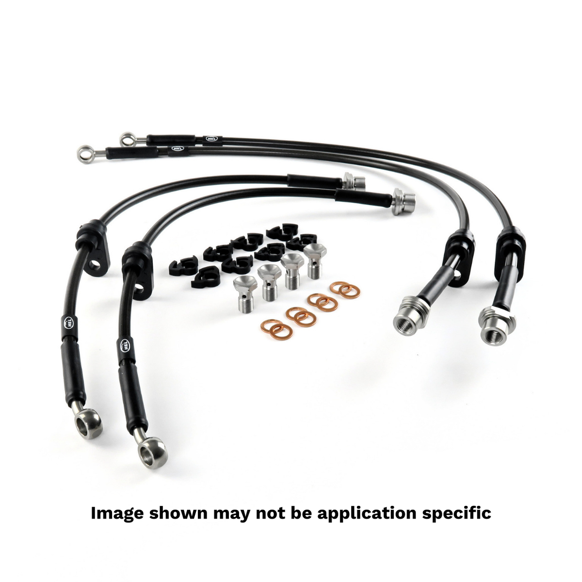 HEL Performance Brake Lines for Alfa Romeo 155 2.0 Twin Spark Non-ABS 1995-1996, Stainless Steel Braided