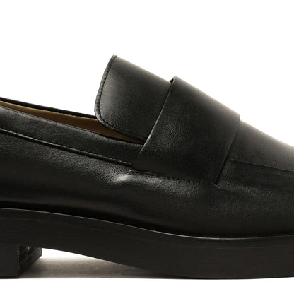 CALVIN KLEIN Men's Leather Flat Moccasins