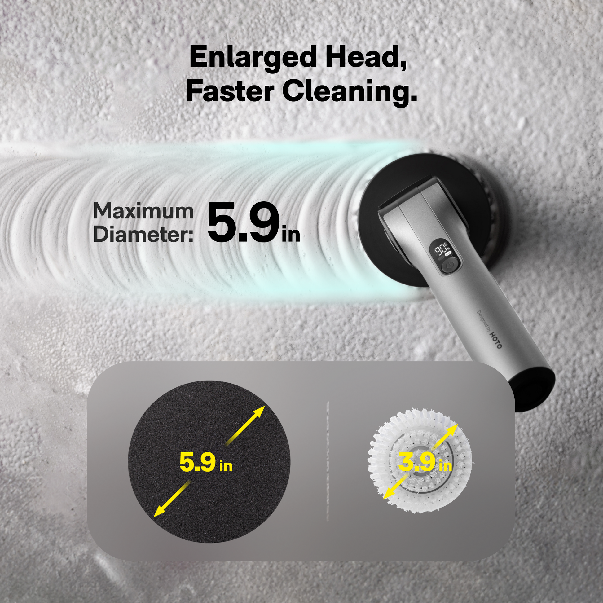 HOTO Flexi™ Cordless Spin Scrubber — photo 10 of 10