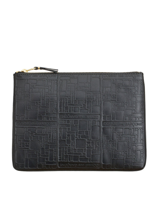COMME DES GARÇONS WALLET Mini Busta Wallet with Zip Closure