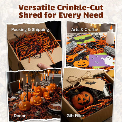 10 LB Halloween Crinkle Paper