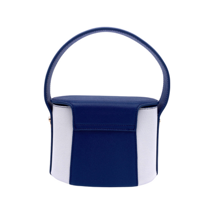Harper Bag in Navy/White
