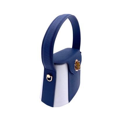 Harper Bag in Navy/White