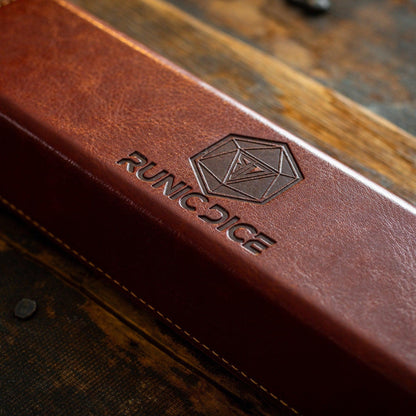 Juego de dados de DND de cristal de circonita roja "Poción de salud"