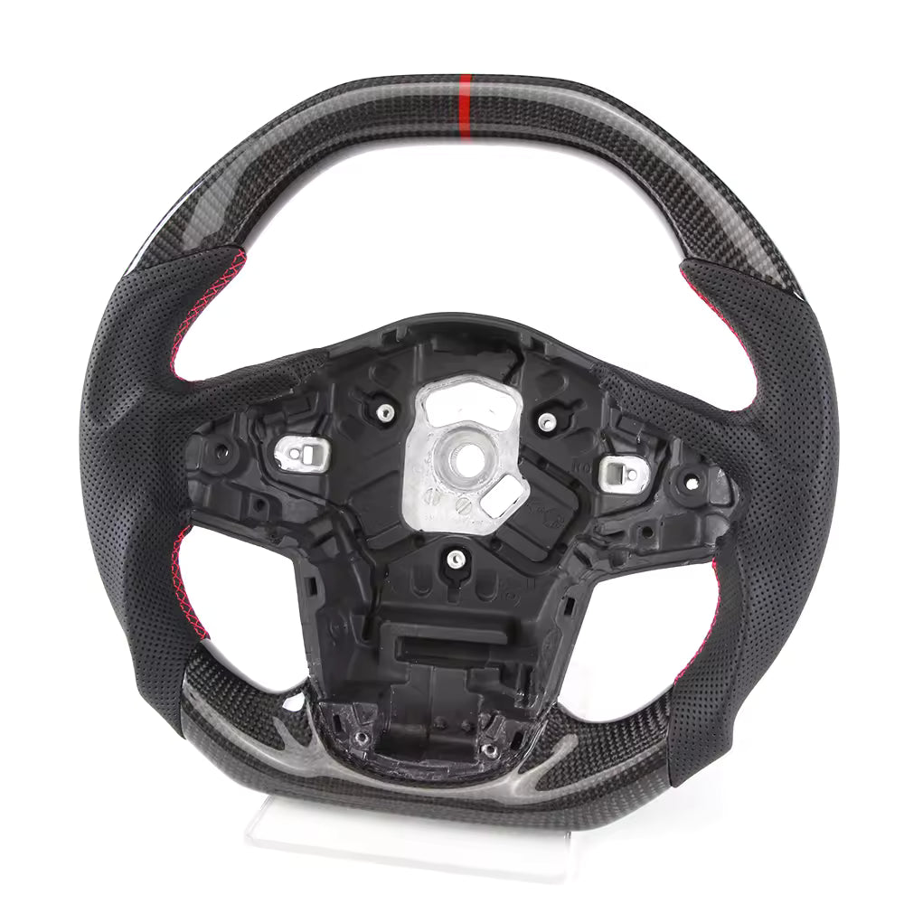 LED Real Carbon Fiber Steering Wheel for Toyota GR Supra A90 MK5 2020+