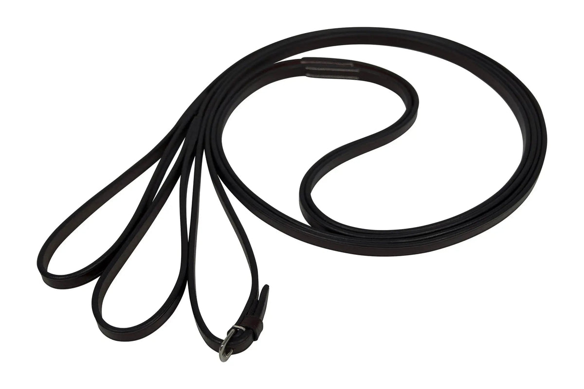 Huntley Equestrian Sedgwick Leather Draw Reins With Loop Ends
