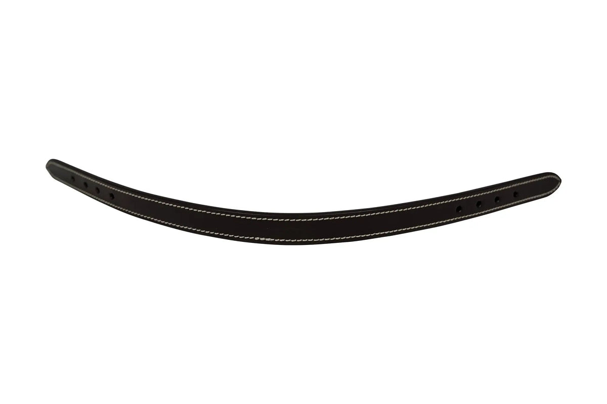Huntley Equestrian Triple Stitched Leather Halter Replacement Crown Piece