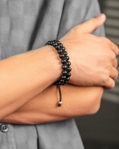 Shungite EMF Protection Bracelet - Morocco
