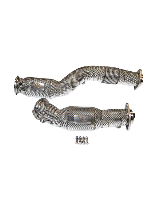 IRL G8X High Flow Resonated Downpipes — photo 1 of 3