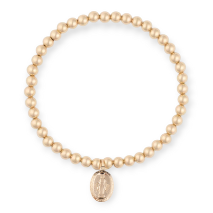 blessed mary juno bracelet (4mm)