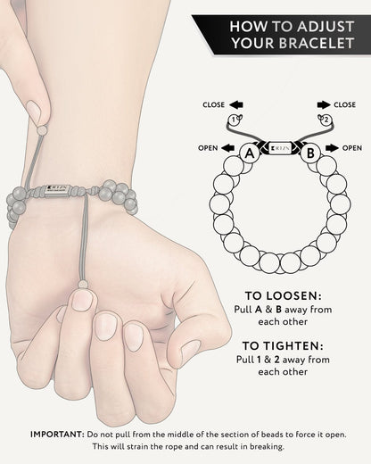 Shungite EMF Protection Bracelet - Morocco