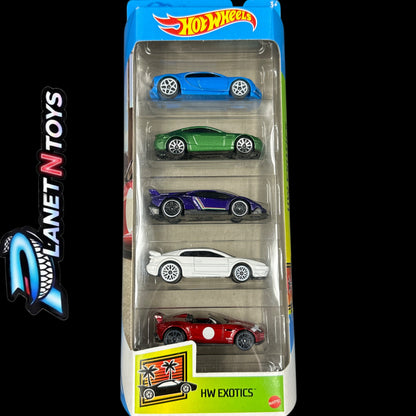Hot Wheels / matchbox 5-cars Pack Assorted (Nissan, F1, Fast & Furious, Nightburnerz, Motor Show, & More)