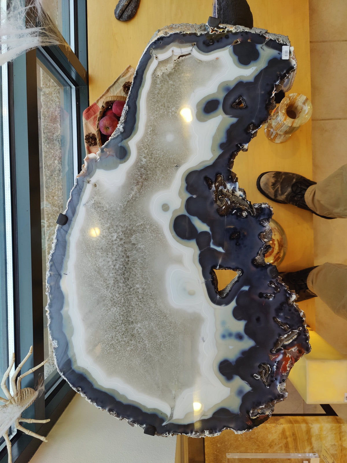 Agate Slab End Table