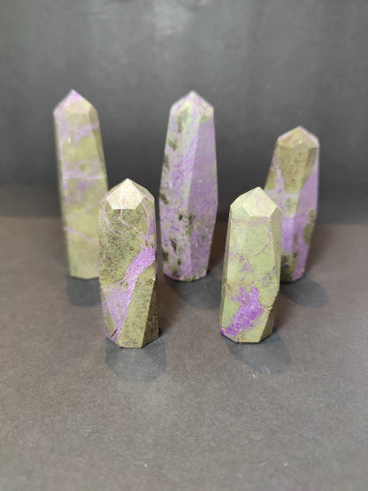 Atlantisite (Stichtite with Serpentine) Polished Tower Sculpture