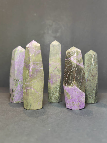 Atlantisite (Stichtite with Serpentine) Polished Tower Sculpture