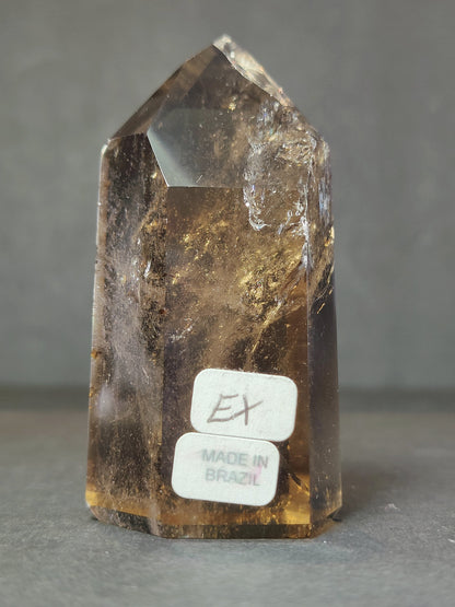 Smoky/Clear Quartz Polished Free Form Sculpture (Extra Quality)