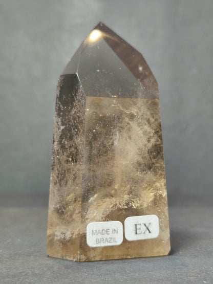Smoky/Clear Quartz Polished Free Form Sculpture (Extra Quality)