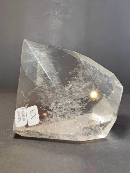 Smoky/Clear Quartz Polished Free Form Sculpture (Extra Quality)