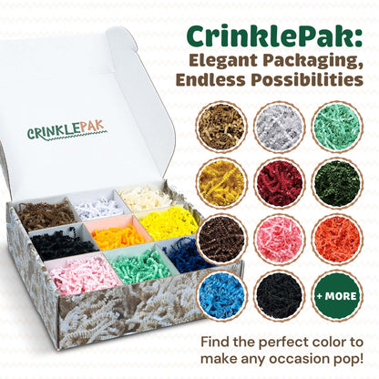 10LB Premium White Silver Crinkle Paper