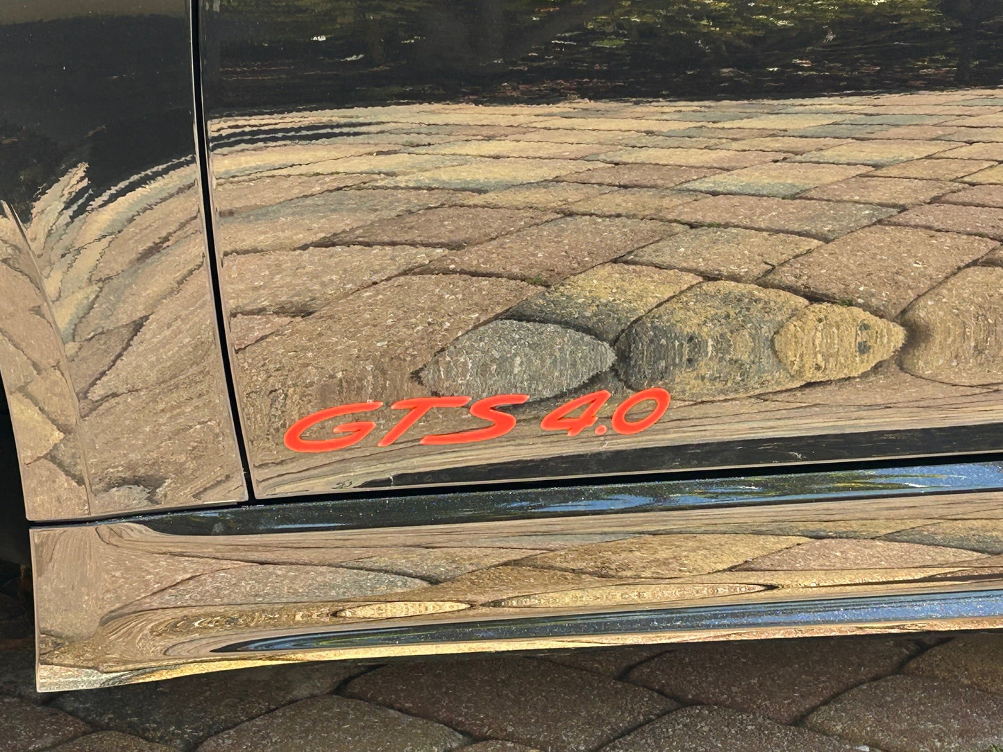 "GTS" Türaufkleber-Logos für Porsche-Fahrzeuge (Boxster, Cayman, 911, Macan, Cayenne, Panamera)