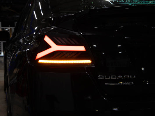 OLM Y-Spec LED Taillights (Smoke Lens  Red Optic) - 2015-2021 WRX / STI — photo 2 of 10