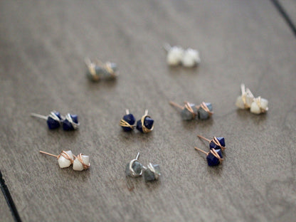 Pike Studs - Mother of Pearl
