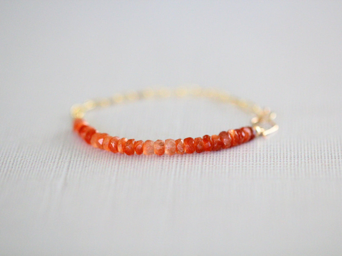 Cara Beaded Bracelet - Sunstone