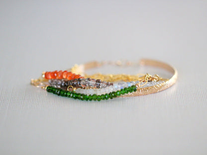 Cara Beaded Bracelet - Moonstone