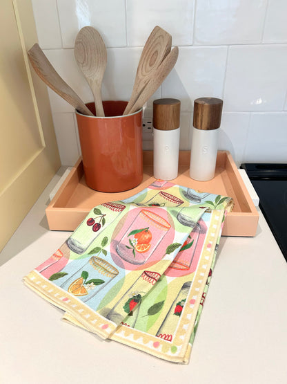 Squeeze The Day Double-Sided Tea Towel