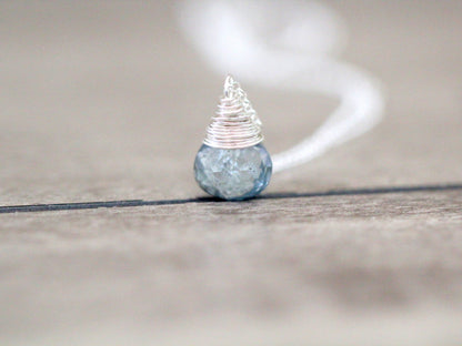 Moss Aquamarine Necklace
