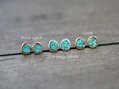 Micro Studs - Teal