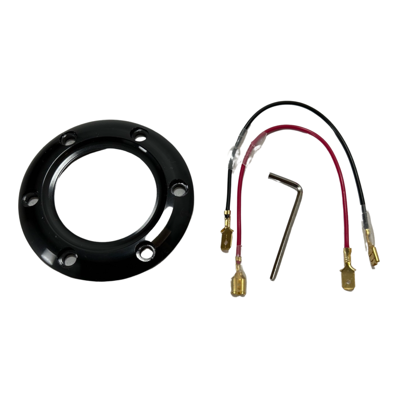 Quadro Yoke Suede Steering Wheel Kit For 01-06 BMW 320 325 328 330 M3 Z4 E90 Mini Cooper E46H