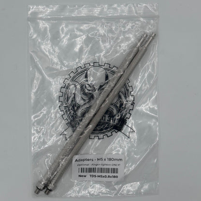 Adapters - M5x0.8x180 - 2-Pack