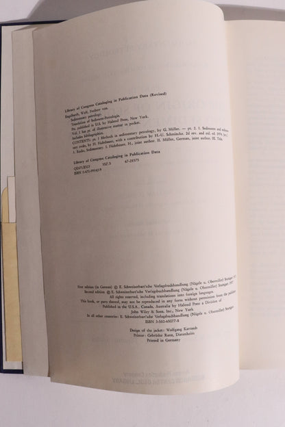The Origin of Sediments and Sedimentary Rocks — Wolf von Engelhardt (1977)