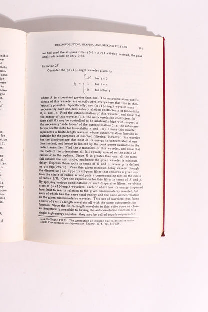 Statistical Communication and Detection: Digital Processing of Radar & Seismic Signals — Enders A. Robinson, First Edition / U.S. Issue (1967)