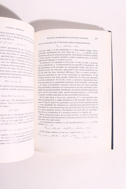 Time Series Analysis and Applications — Enders A. Robinson, 1981 First Printing | Signal Processing & Statistics