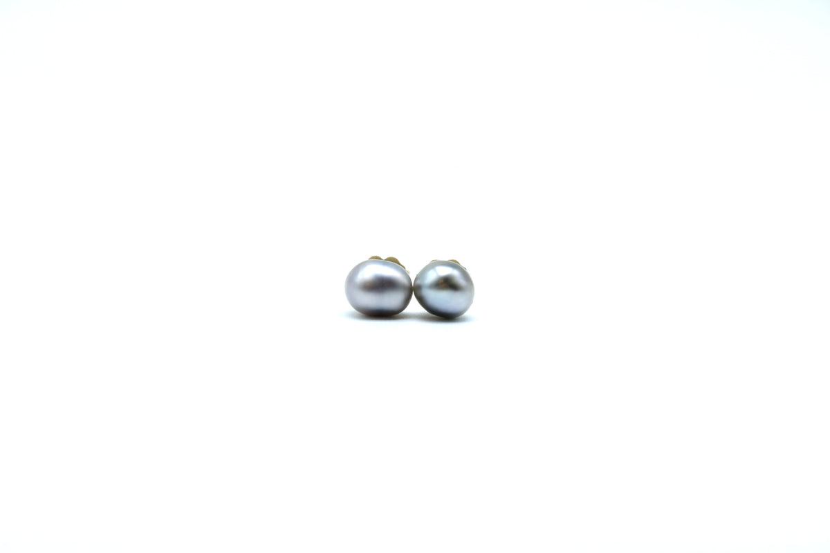 Keshi Stud Earrings on Gold Filled or Sterling Silver