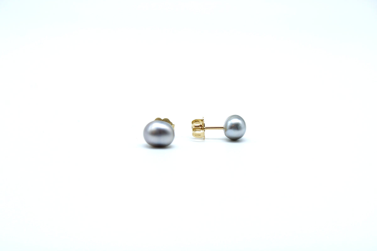 Keshi Stud Earrings on Gold Filled or Sterling Silver