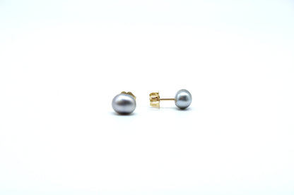 Keshi Stud Earrings on Gold Filled or Sterling Silver