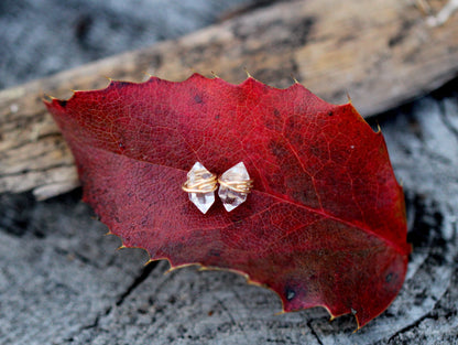 Herkimer Diamond Studs - As Seen On The Small Things Blog & Baby Daddy