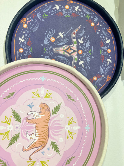 Navy Gallery Art Tray
