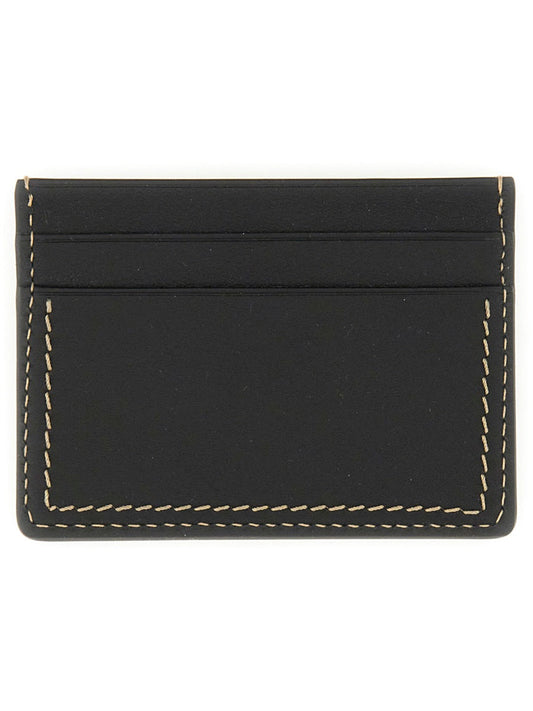 JIL SANDER Mini Leather Card Holder