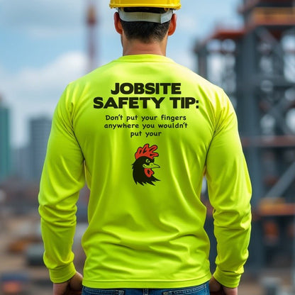 Jobsite - Long Sleeve Hi-Vis T-Shirt — photo 2 of 3