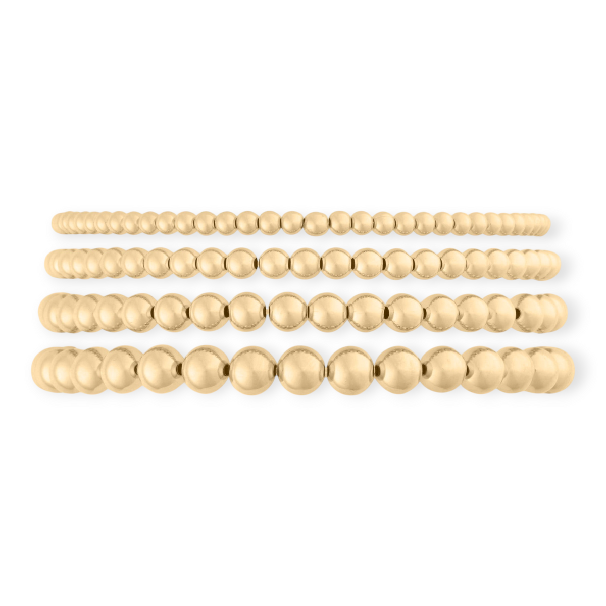 juno bracelet four stack (3+4+5+6mm)