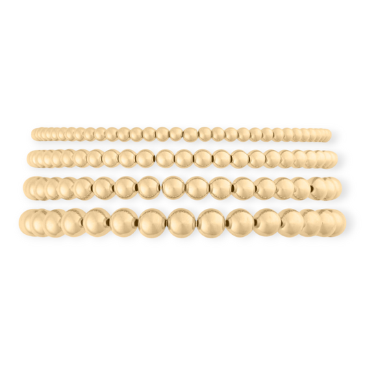juno bracelet four stack (3+4+5+6mm)