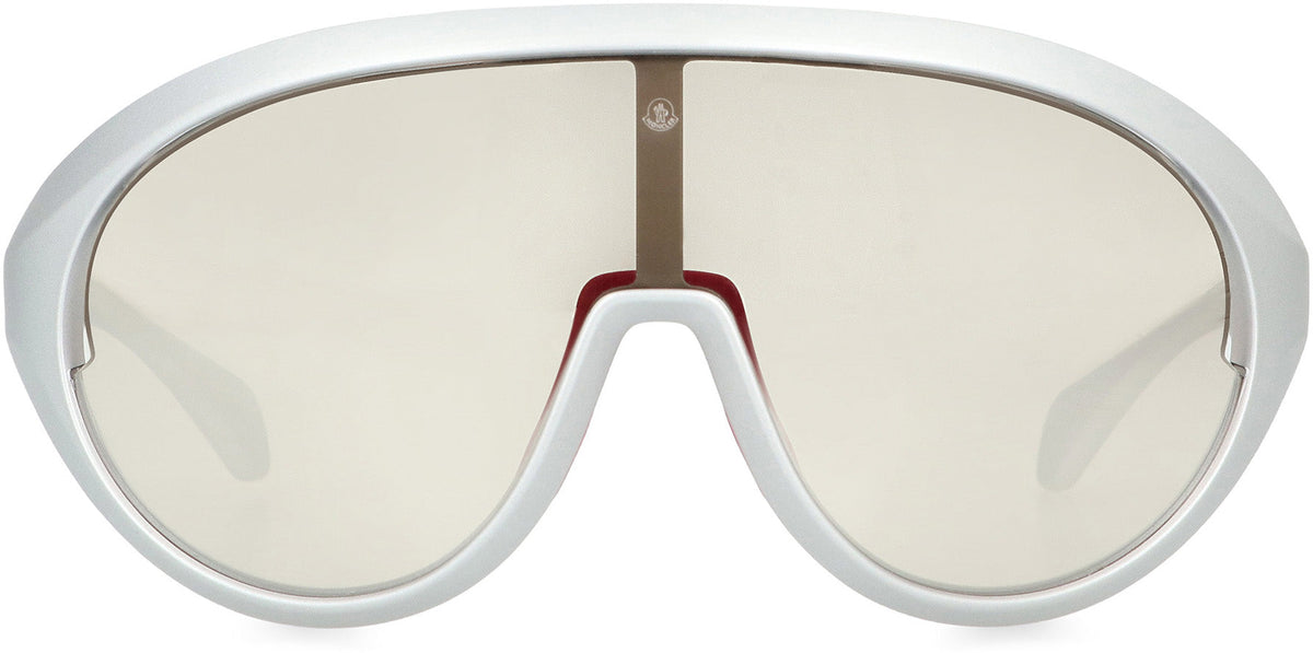 MONCLER Oval Contrast Sunglasses - 136 MM Lens Size