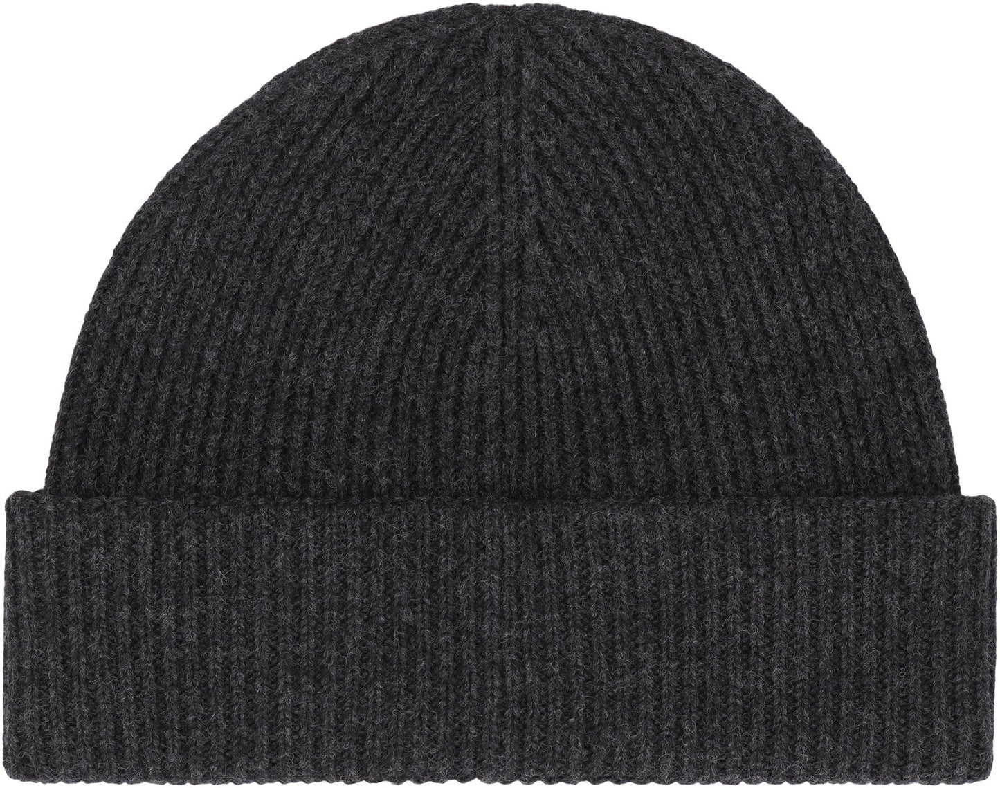 K-WAY Wool Knit Beanie with Turned-Up Brim - Men's-6